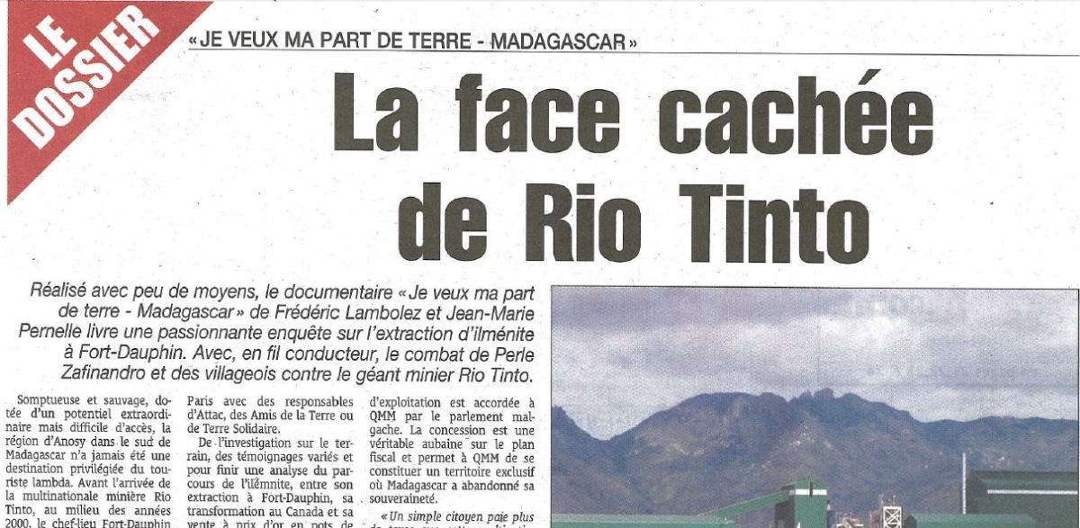 Tolagnaro, lo scontro Rio Tinto – pescatori verso una tregua?